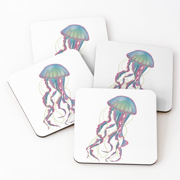 Item preview, Amazing glowing jellyfish designed and sold by IevaLiART.