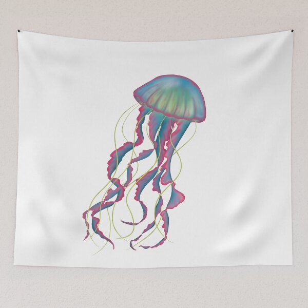 Item preview, Amazing glowing jellyfish designed and sold by IevaLiART.