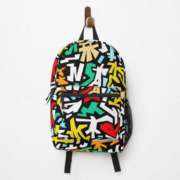 Item preview, colorful graffiti background pattern - graffiti letter alphabet design designed and sold by ohaniki.