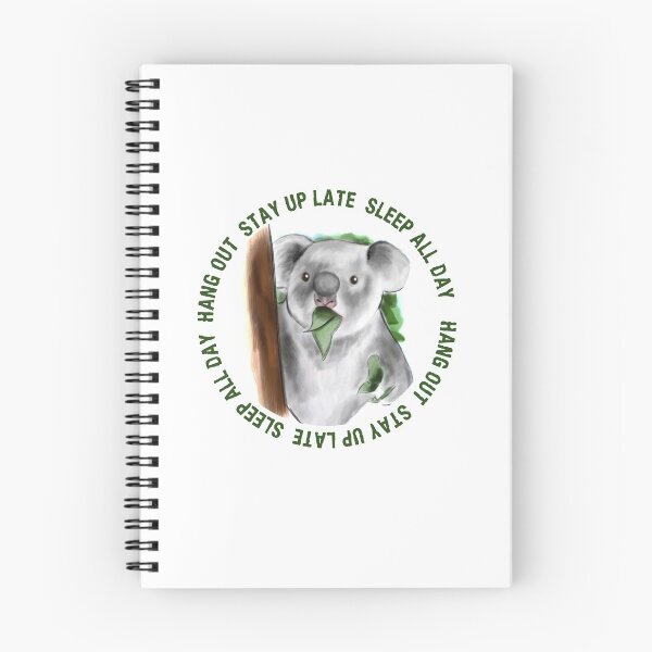 Item preview, Hang Out Stay Up Late Sleep All Day designed and sold by autlu.