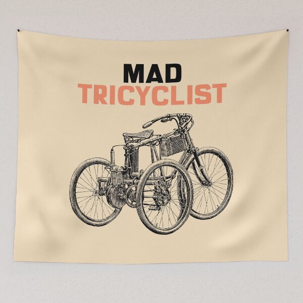 Aperçu de l'œuvre Tricycle – Le tricycliste fou créée et vendue par ManiaTeec.