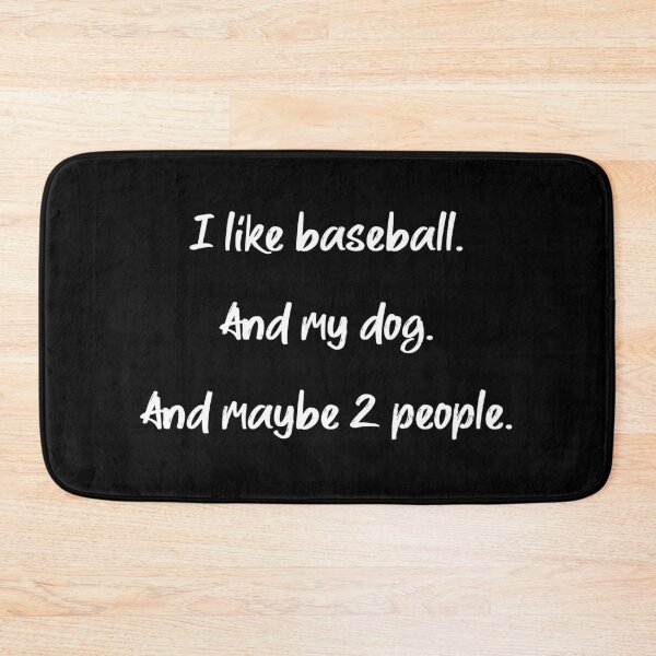 Item preview, I love baseball, my dog and 2 people - II designed and sold by 2Girls1Shirt.