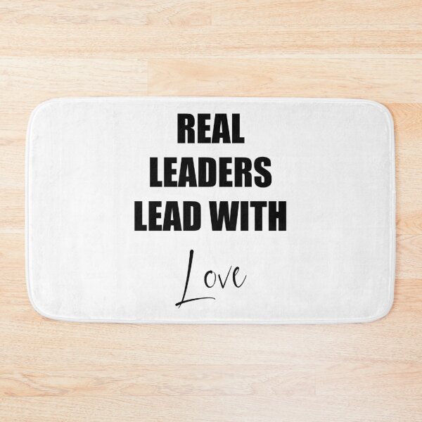 Item preview, Real leaders lead with love designed and sold by Misschemical.