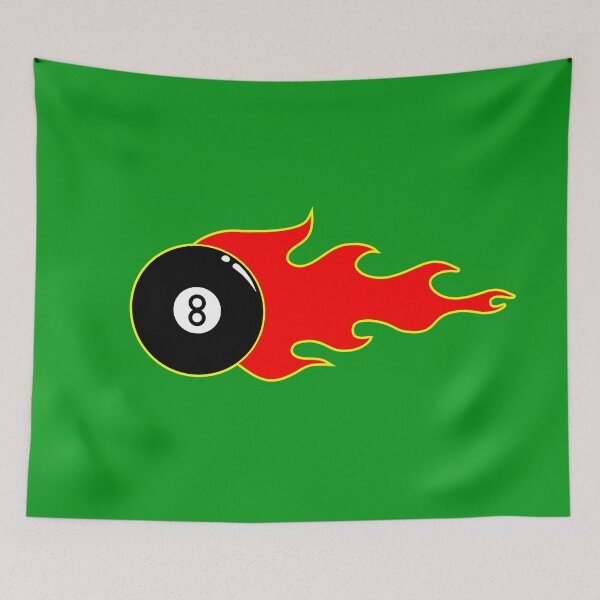 Item preview, Flaming 8 Ball designed and sold by Yeaha.