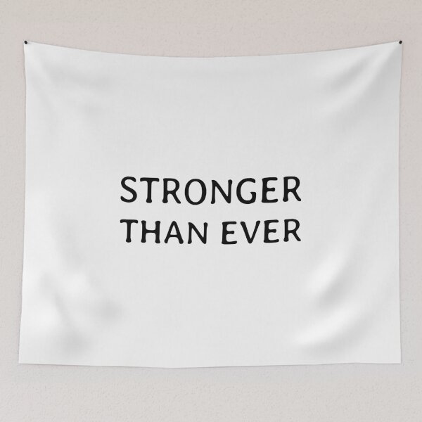 Item preview, Stronger than ever, Force, Courage, Motivational quote designed and sold by cyhdesign.