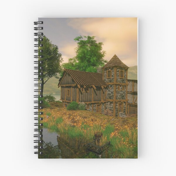 Item preview, Hut by the river designed and sold by leaverealityart.