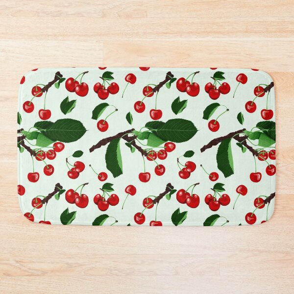 Item preview, Cherries Pale Green Summer Fruits Design designed and sold by SemDesigns1.