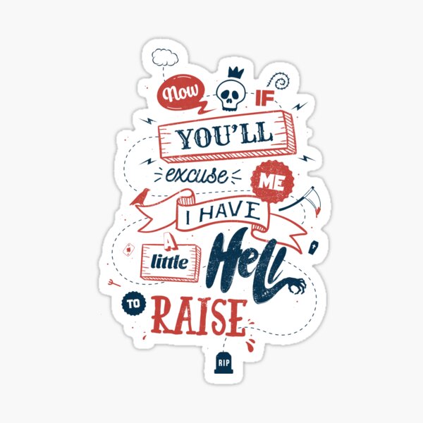 LITTLE HELL Sticker