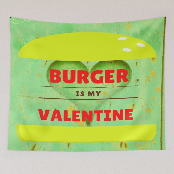 Item preview, Burger is my Valentine designed and sold by Samvy.