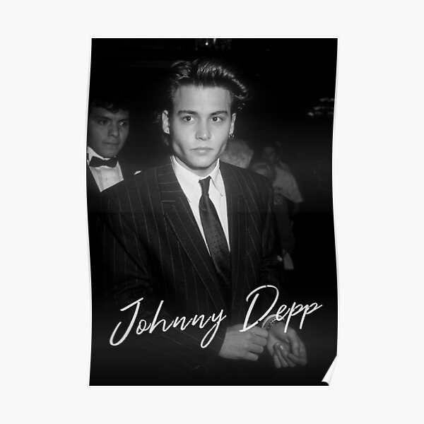 Johnny Depp junge 90er Poster