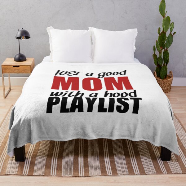 Item preview, Just A Good Mom With A Hood Playlist Happy Mothers Day Shirt For Mom designed and sold by medbouk1.