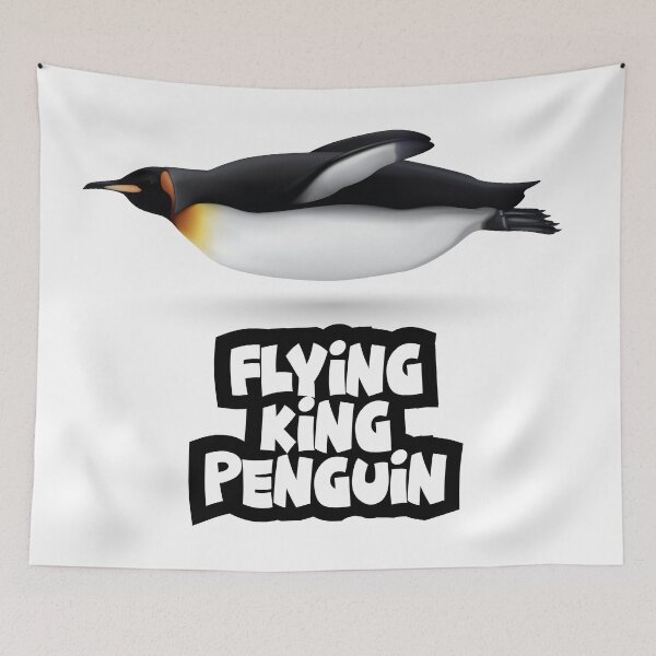 Item preview, flying king Penguin designed and sold by SkillDesigner.