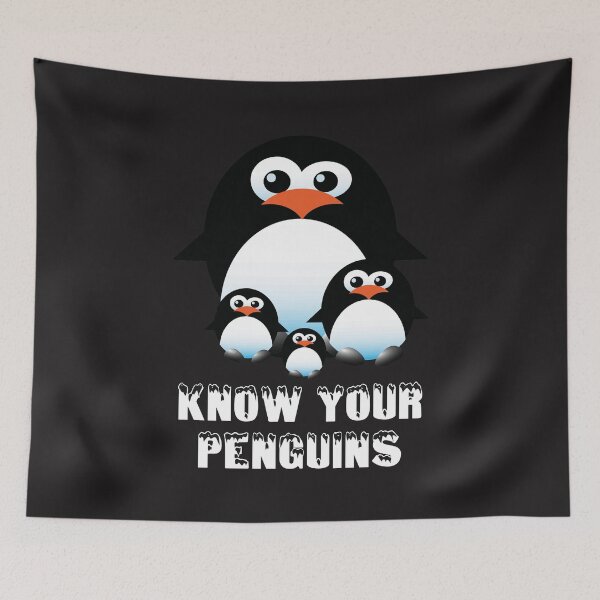 Item preview, Know Your Penguins designed and sold by Ristinga.