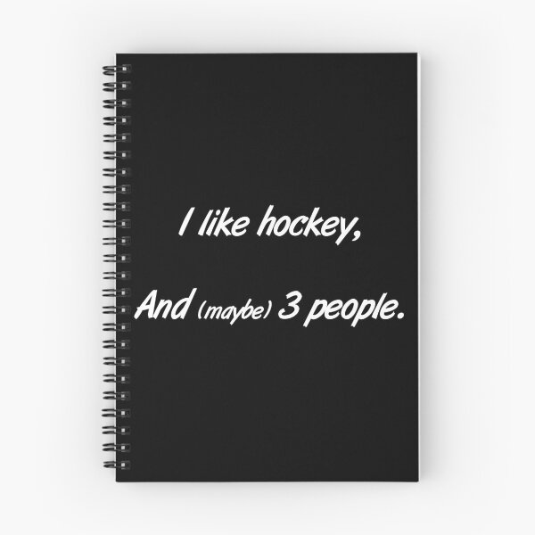 Item preview, I love hockey, and 3 people. designed and sold by 2Girls1Shirt.