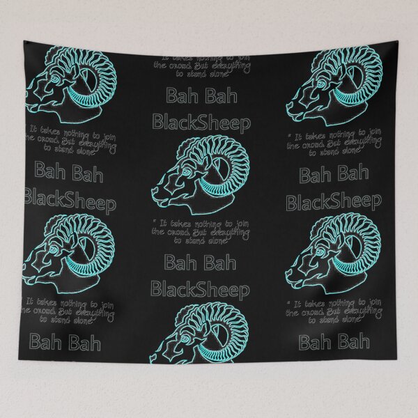 Item preview, Bah Bah BlackSheep Black designed and sold by cataleabianco.