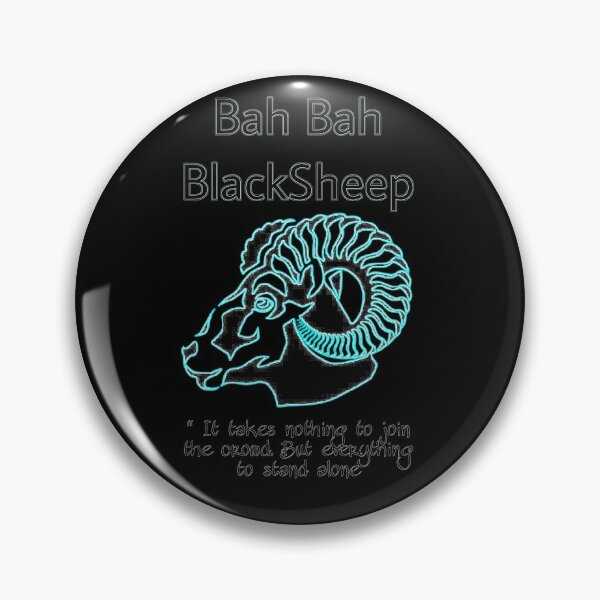 Item preview, Bah Bah BlackSheep Black designed and sold by cataleabianco.