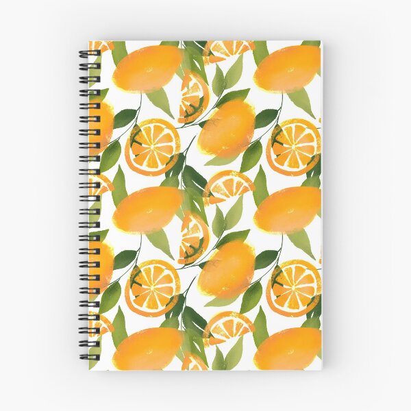 Item preview, Spring Lemons // Orange and white  designed and sold by Dottadesigns.