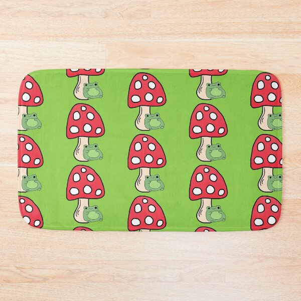 Item preview, Mushroom and Frog Sticker designed and sold by Cosmic Detour .