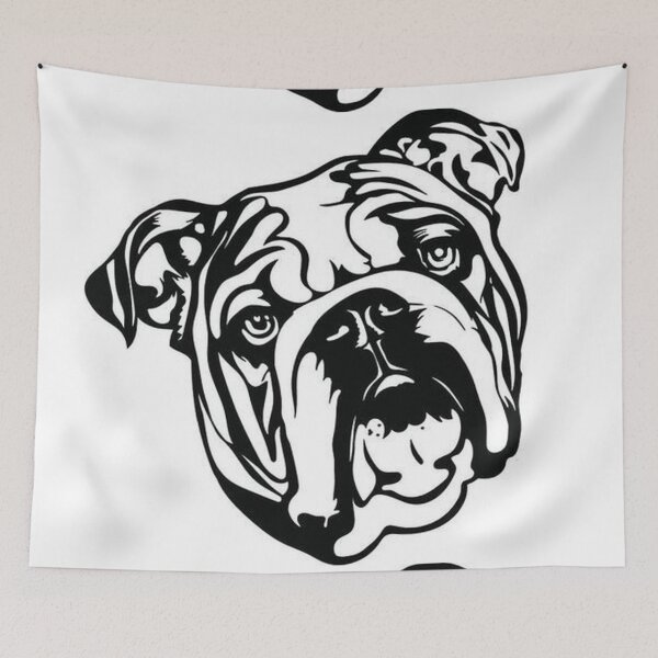 Aperçu de l'œuvre Bulldog anglais chien chiens animaux de compagnie Bulldogs art créée et vendue par Coolstuff4you71.