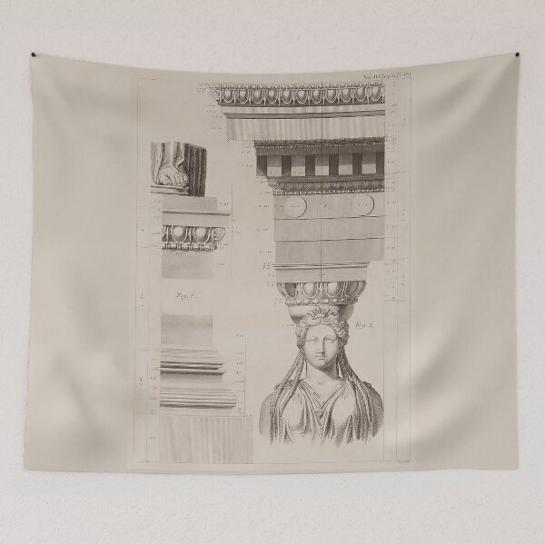 Item preview, The details of a Caryatid designed and sold by ClassicalGreece.