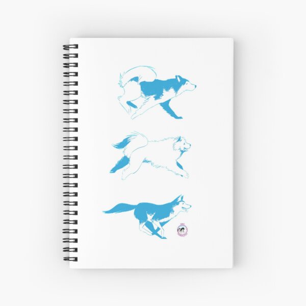 Malamute, Samoyède, Husky - 1001 nordiques Cahier à spirale