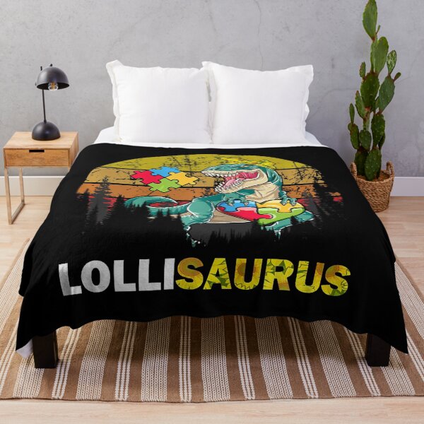 Item preview, Womens Lolli Saurus Auntsaurus Autism Awareness Dinosaur Sunflower designed and sold by margarettil63.