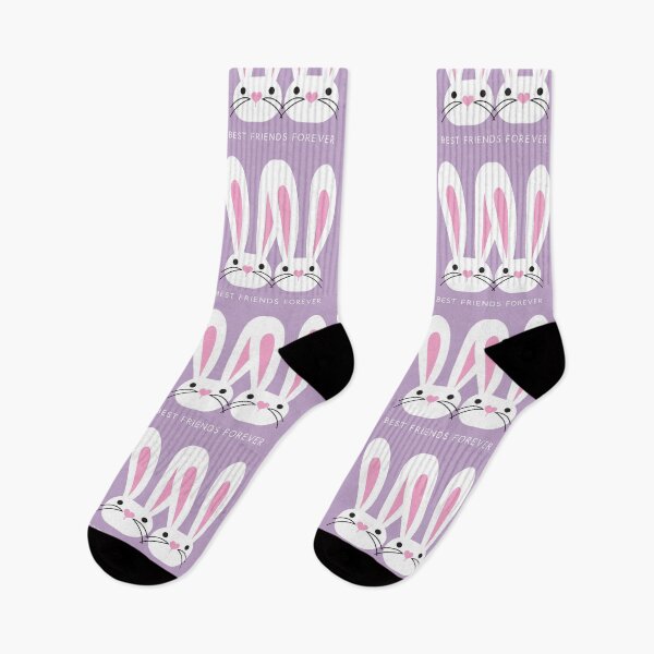 Item preview, Best (Bunny) Friends Forever - Purple designed and sold by VicEllisArt.