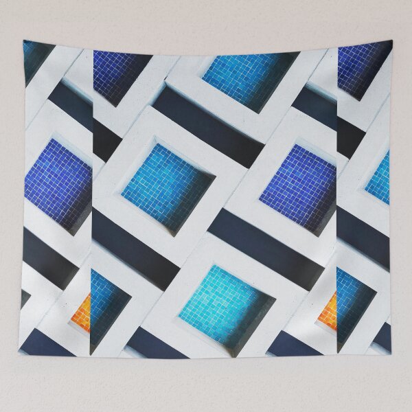 Item preview, Lovely Beautiful Blue Colored Pattern designed and sold by The Full Cart.