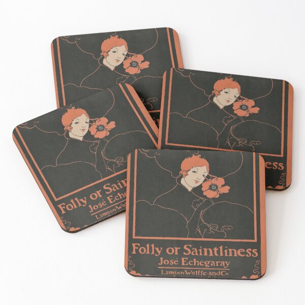 Item preview, Folly or Saintliness | Vintage Art Nouveau 1895 designed and sold by LemonbatStudio.