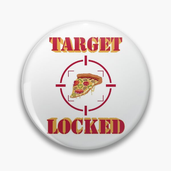 Item preview, Target Locked Pizza designed and sold by NormanGrphxTees.