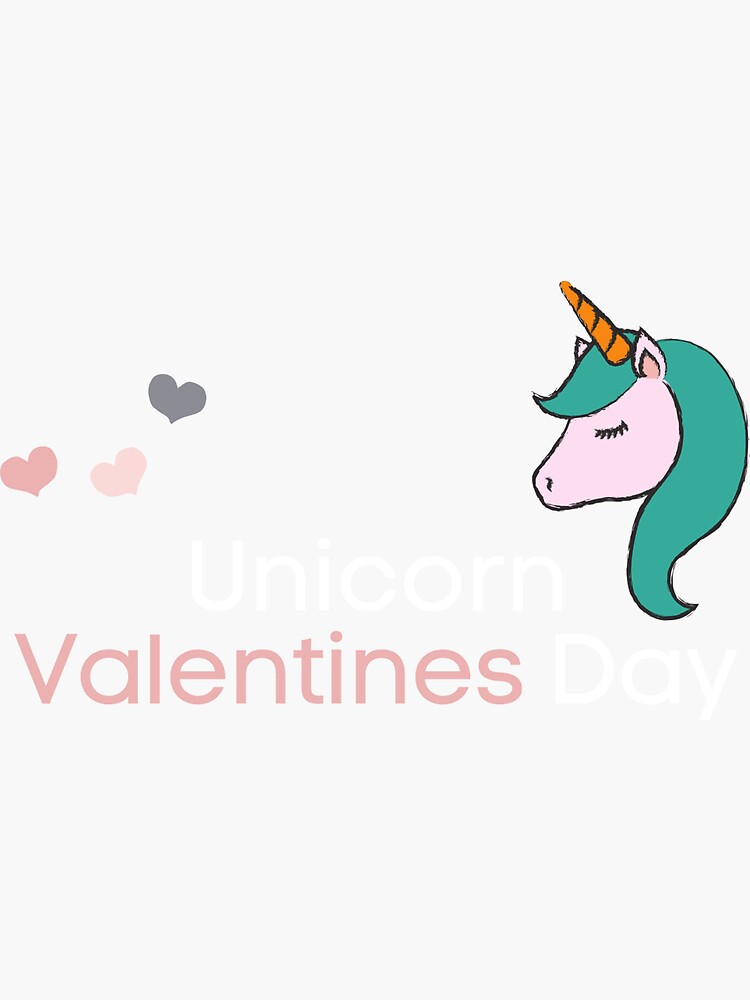 Cute Unicorn valentines day by mzakarya