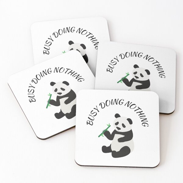 Item preview, Busy Doing Nothing Panda  designed and sold by Urbanmedic.