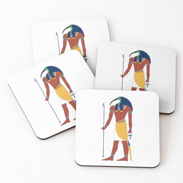 Item preview, Thoth  ancient Egyptian gods poster  designed and sold by KARTICK DUTTA.