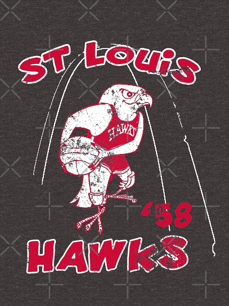 St. Louis Hawks Basketball - Unisex T-Shirt / Red / S