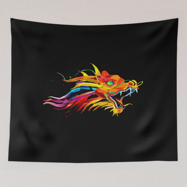 Item preview, dragon face colourfull - Jk artist designed and sold by jaivikartist.