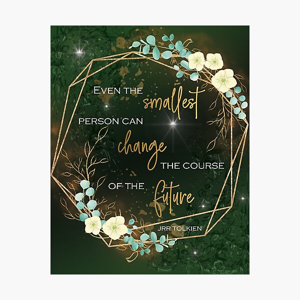 Even the smallest person Photographic Print