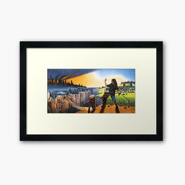 Jilted Generation - Poster - CJB - Criminal Justice Bill - Rave- Free party -90s Framed Art Print
