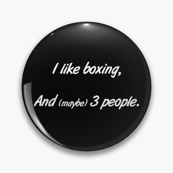 Item preview, I love boxing, and 3 people. designed and sold by 2Girls1Shirt.