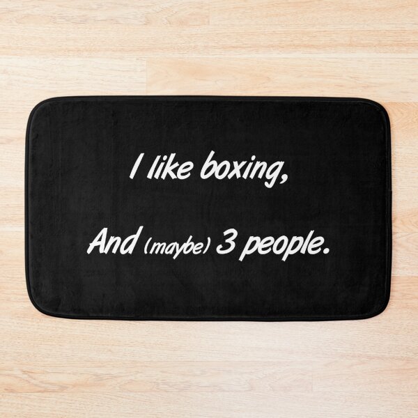 Item preview, I love boxing, and 3 people. designed and sold by 2Girls1Shirt.