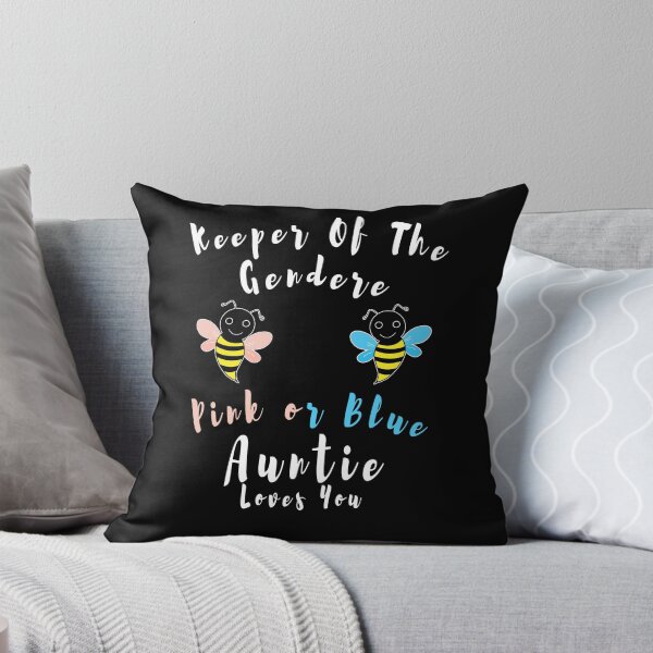 Item preview, keeper of the gender pink or blue auntie loves you designed and sold by Space Art.