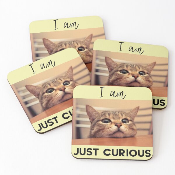 Item preview, I Am Just Curious designed and sold by MandalaAndMore.