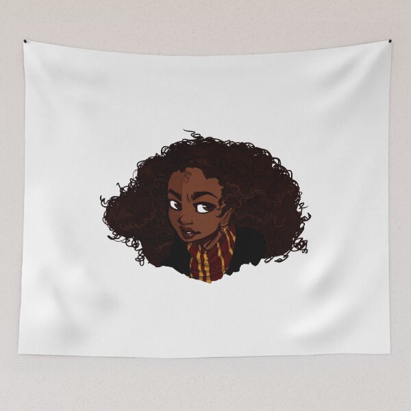 Item preview, Black Wizard Girl Cartoon designed and sold by LopezDesigns58.