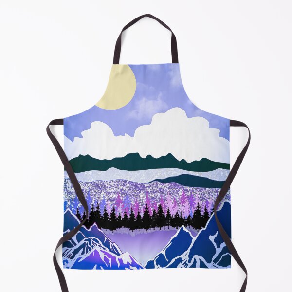 Item preview, Mountains blue designed and sold by Catherine Milchard.