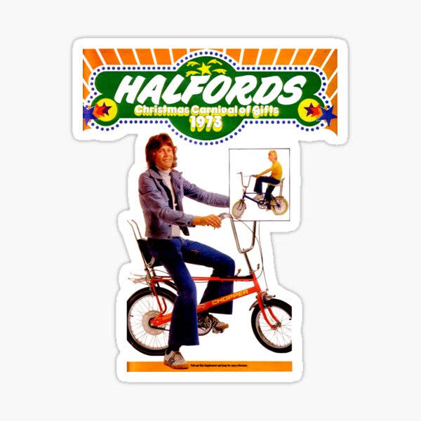CHOPPER BIKE ADVERT Sticker