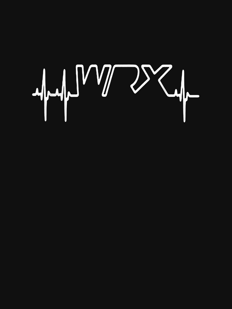 Wrx Heartbeat T Shirt, Wrx Shirts For Men Women - White Wrx Heartbeat T Shirt, Wrx Shirts For Men Women - White