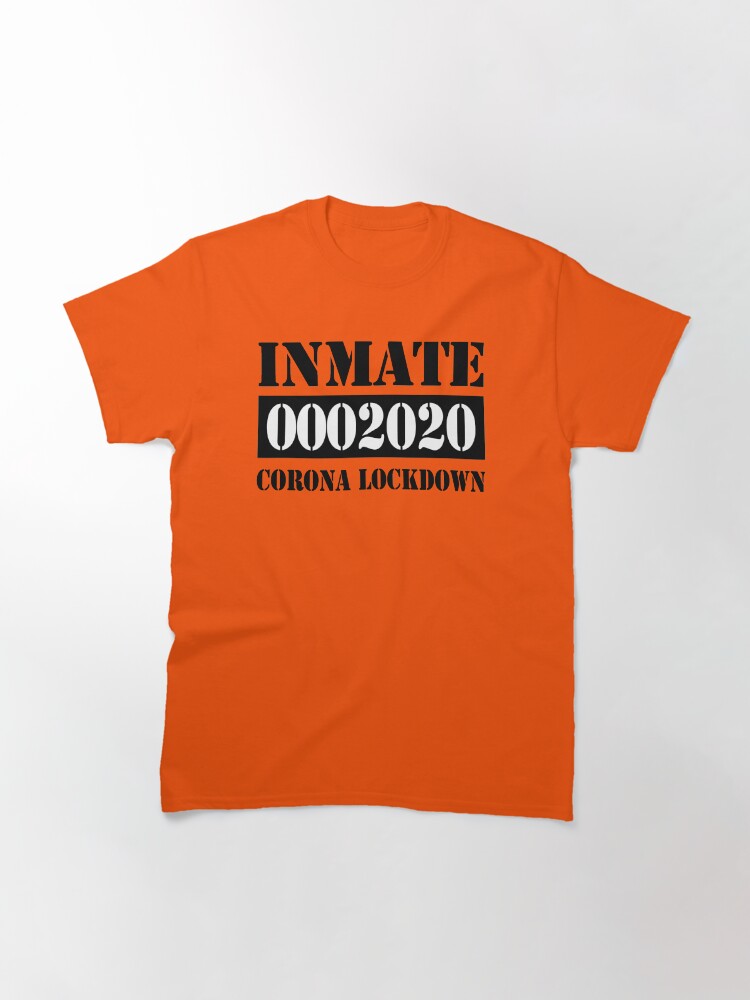 Alternate view of Orange prisoner costume Classic T-Shirt