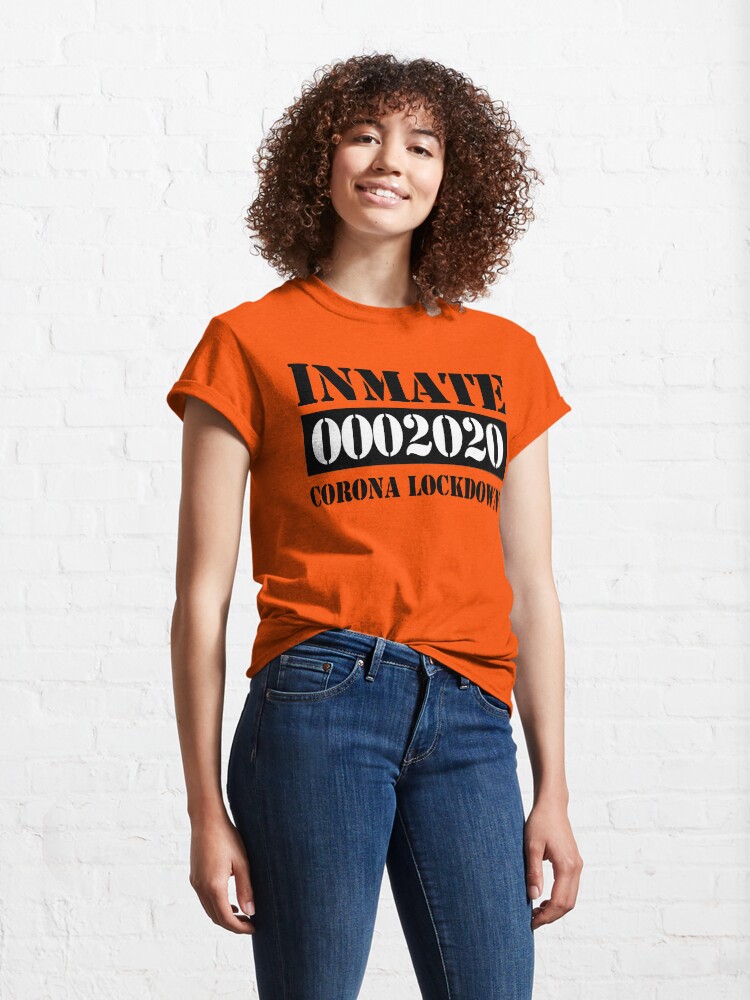 Alternate view of Orange prisoner costume Classic T-Shirt