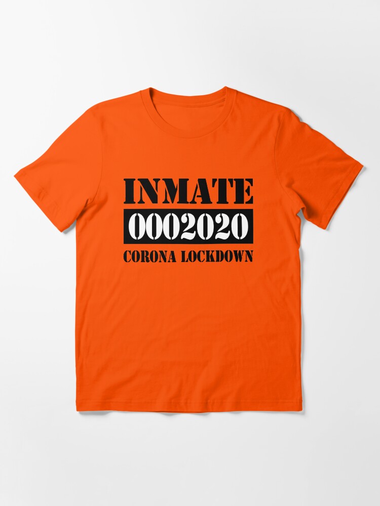 Alternate view of Orange prisoner costume Essential T-Shirt