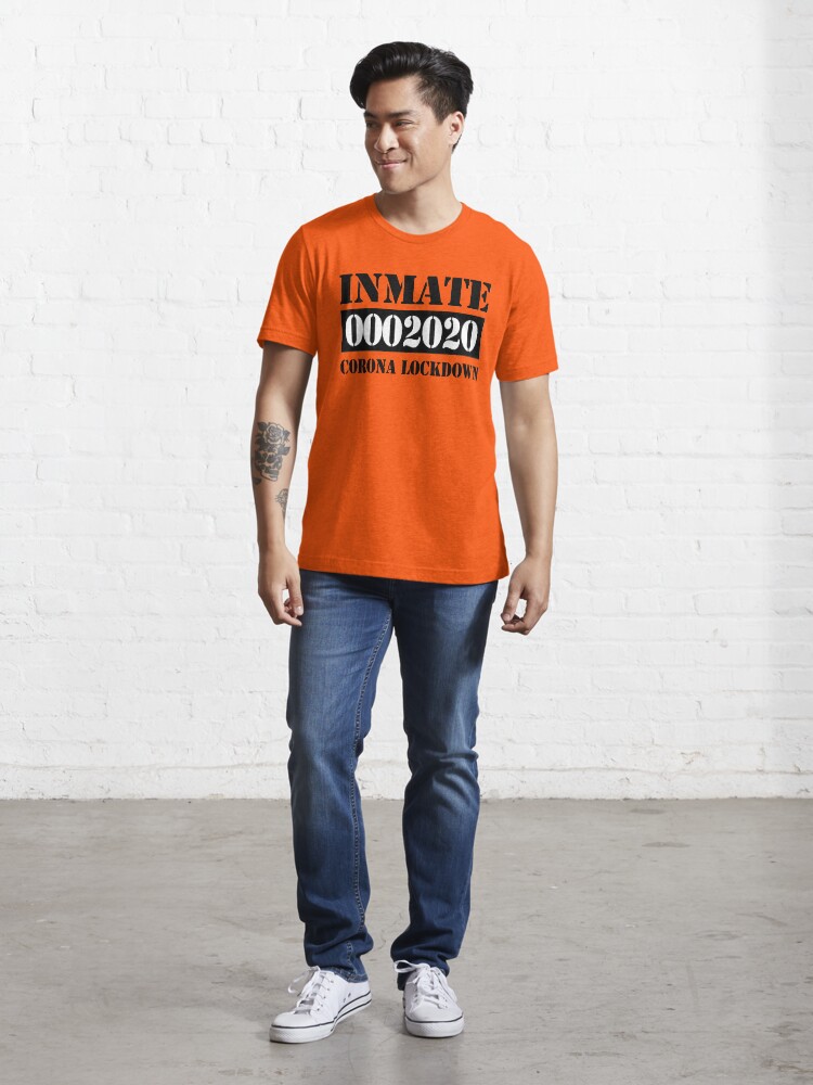 Alternate view of Orange prisoner costume Essential T-Shirt
