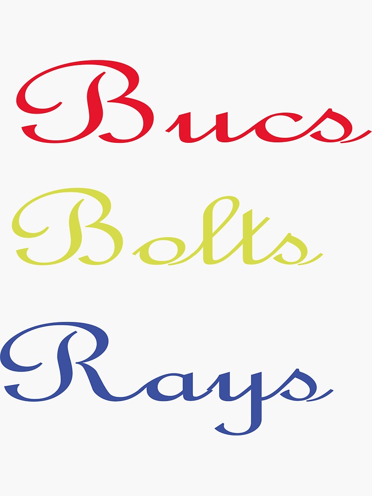 Bucs Rays Bolts 